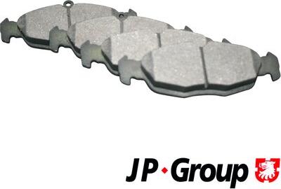 JP Group 1263600810 - Тормозные колодки, дисковые, комплект autosila-amz.com