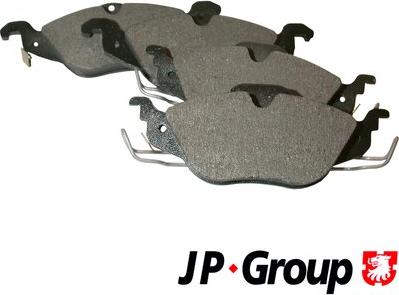 JP Group 1263600210 - колодки дисковые передние!\ Opel Astra 1.2i-1.7TDi 98> autosila-amz.com