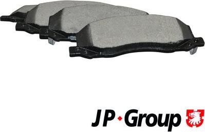 JP Group 1263603910 - Тормозные колодки, дисковые, комплект autosila-amz.com