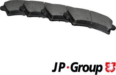 JP Group 1263603610 - Тормозные колодки, дисковые, комплект autosila-amz.com