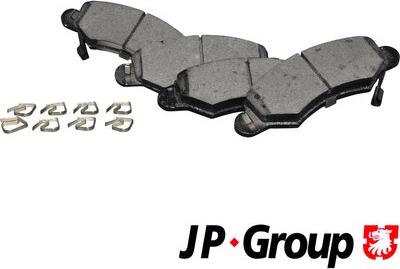 JP Group 1263603010 - Тормозные колодки, дисковые, комплект autosila-amz.com