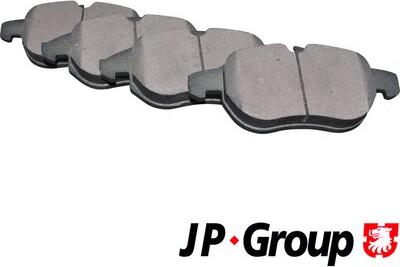 JP Group 1263603110 - Тормозные колодки, дисковые, комплект autosila-amz.com