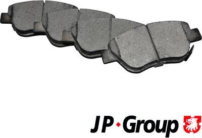 JP Group 1263603210 - Тормозные колодки, дисковые, комплект autosila-amz.com