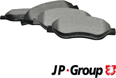 JP Group 1263603710 - Тормозные колодки, дисковые, комплект autosila-amz.com