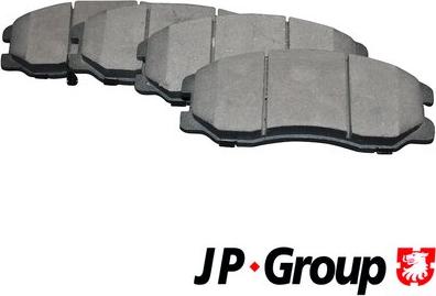 JP Group 1263602210 - Тормозные колодки, дисковые, комплект autosila-amz.com