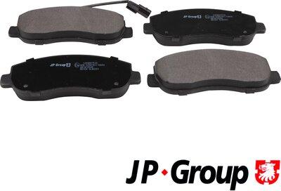JP Group 1263607510 - Тормозные колодки, дисковые, комплект autosila-amz.com