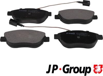 JP Group 1263607610 - Тормозные колодки, дисковые, комплект autosila-amz.com