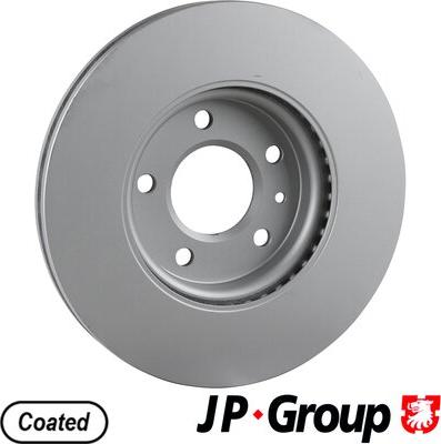 JP Group 1263107500 - Тормозной диск autosila-amz.com