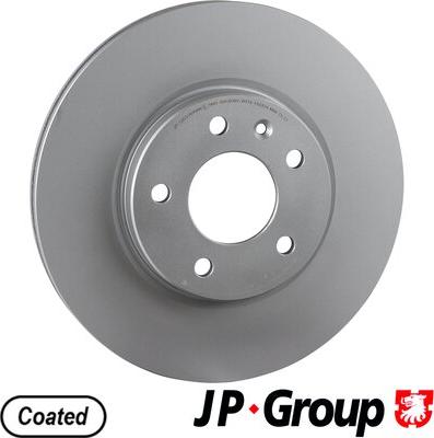 JP Group 1263107000 - Тормозной диск autosila-amz.com
