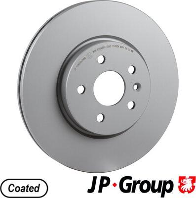 JP Group 1263107100 - Тормозной диск autosila-amz.com