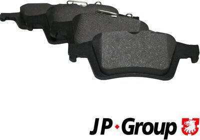 JP Group 1263700610 - Тормозные колодки, дисковые, комплект autosila-amz.com