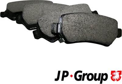 JP Group 1263700110 - Тормозные колодки, дисковые, комплект autosila-amz.com