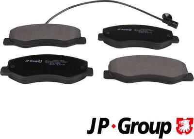 JP Group 1263701910 - Тормозные колодки, дисковые, комплект autosila-amz.com
