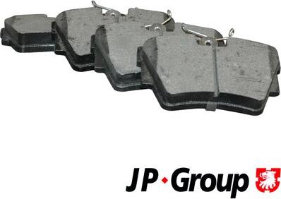 JP Group 1263701610 - Тормозные колодки, дисковые, комплект autosila-amz.com