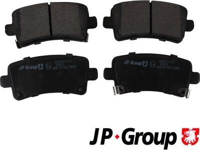 JP Group 1263701110 - Тормозные колодки, дисковые, комплект autosila-amz.com