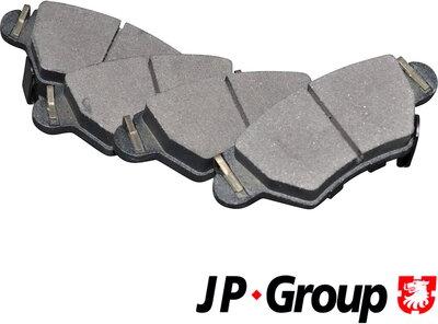 JP Group 1263701710 - Тормозные колодки, дисковые, комплект autosila-amz.com