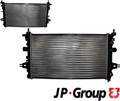 JP Group 1214203200 - Радиатор, охлаждение двигателя autosila-amz.com