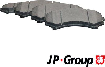 JP Group 3963600310 - Тормозные колодки, дисковые, комплект autosila-amz.com