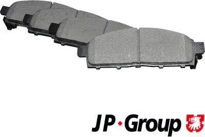 JP Group 3963600210 - Тормозные колодки, дисковые, комплект autosila-amz.com