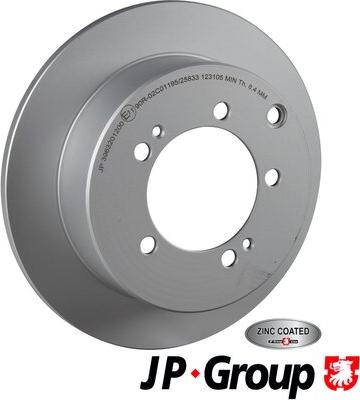 JP Group 3963201200 - Тормозной диск autosila-amz.com
