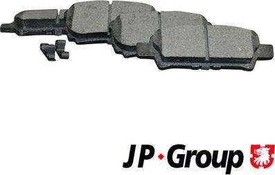 JP Group 3963700410 - Тормозные колодки, дисковые, комплект autosila-amz.com