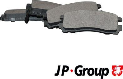 JP Group 3963700110 - Тормозные колодки, дисковые, комплект autosila-amz.com