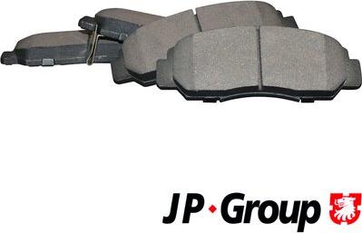 JP Group 3463600810 - Тормозные колодки, дисковые, комплект autosila-amz.com