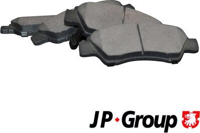 JP Group 3463600310 - Тормозные колодки, дисковые, комплект autosila-amz.com