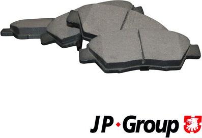 JP Group 3463600210 - Тормозные колодки, дисковые, комплект autosila-amz.com