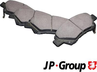 JP Group 3463601410 - Тормозные колодки, дисковые, комплект autosila-amz.com