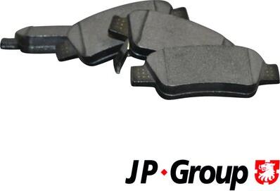 JP Group 3463700810 - Тормозные колодки, дисковые, комплект autosila-amz.com