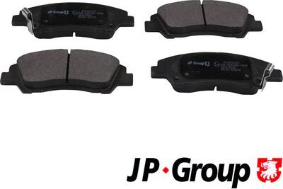 JP Group 3563604910 - Тормозные колодки, дисковые, комплект autosila-amz.com