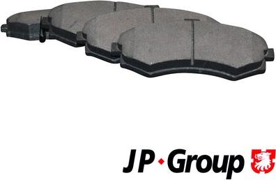 JP Group 3563600110 - Тормозные колодки, дисковые, комплект autosila-amz.com