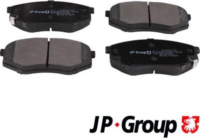 JP Group 3563601700 - Тормозные колодки, дисковые, комплект autosila-amz.com