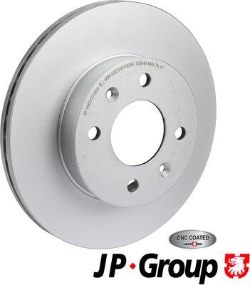JP Group 3563101200 - Тормозной диск autosila-amz.com