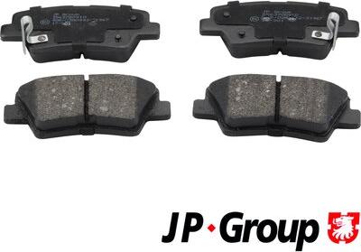 JP Group 3563700910 - Тормозные колодки, дисковые, комплект autosila-amz.com