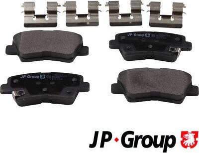 JP Group 3563701110 - Тормозные колодки, дисковые, комплект autosila-amz.com