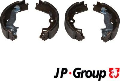 JP Group 3663900510 - Комплект тормозных колодок, барабанные autosila-amz.com