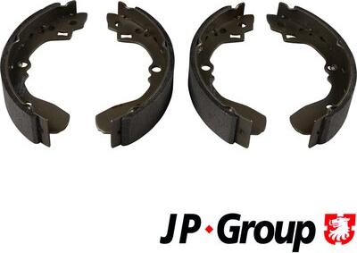 JP Group 3663900610 - Комплект тормозных колодок, барабанные autosila-amz.com
