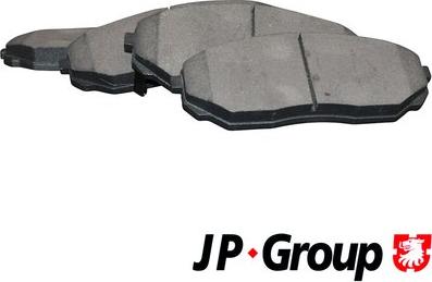 JP Group 3663600610 - Тормозные колодки, дисковые, комплект autosila-amz.com