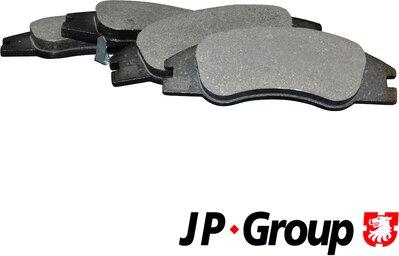 JP Group 3663600810 - Тормозные колодки, дисковые, комплект autosila-amz.com