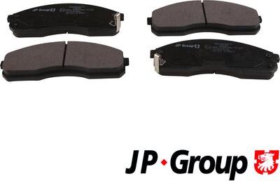 JP Group 3663600310 - Тормозные колодки, дисковые, комплект autosila-amz.com