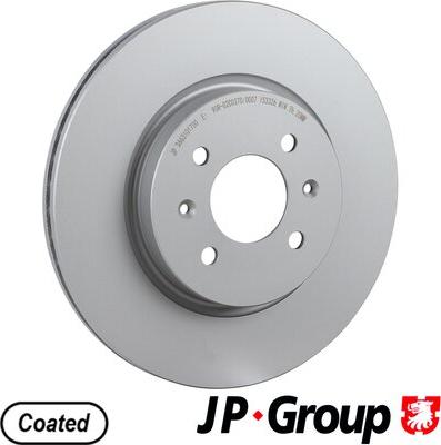 JP Group 3663101700 - Тормозной диск autosila-amz.com