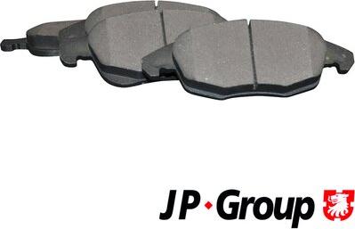 JP Group 3163600710 - Тормозные колодки, дисковые, комплект autosila-amz.com
