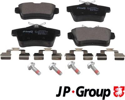 JP Group 3163700410 - Тормозные колодки, дисковые, комплект autosila-amz.com