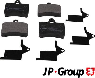 JP Group 3163700510 - Тормозные колодки, дисковые, комплект autosila-amz.com