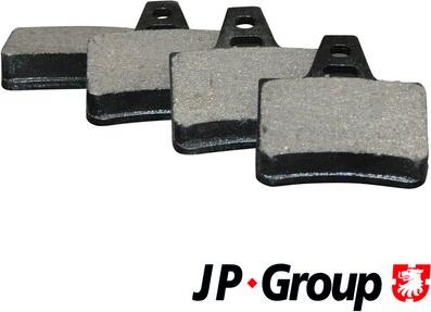 JP Group 3163700310 - Тормозные колодки, дисковые, комплект autosila-amz.com