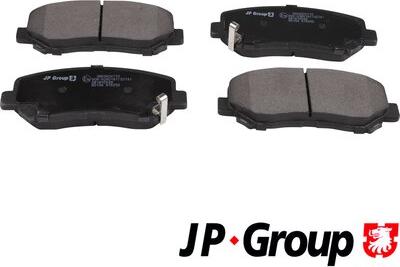 JP Group 3863604710 - Тормозные колодки, дисковые, комплект autosila-amz.com