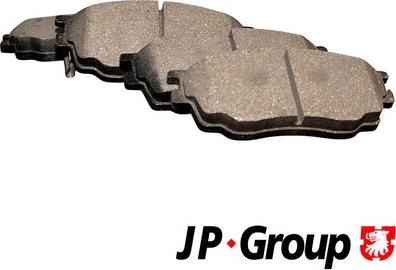 JP Group 3863600710 - Тормозные колодки, дисковые, комплект autosila-amz.com