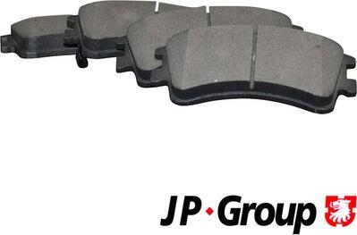 JP Group 3863601210 - Тормозные колодки, дисковые, комплект autosila-amz.com